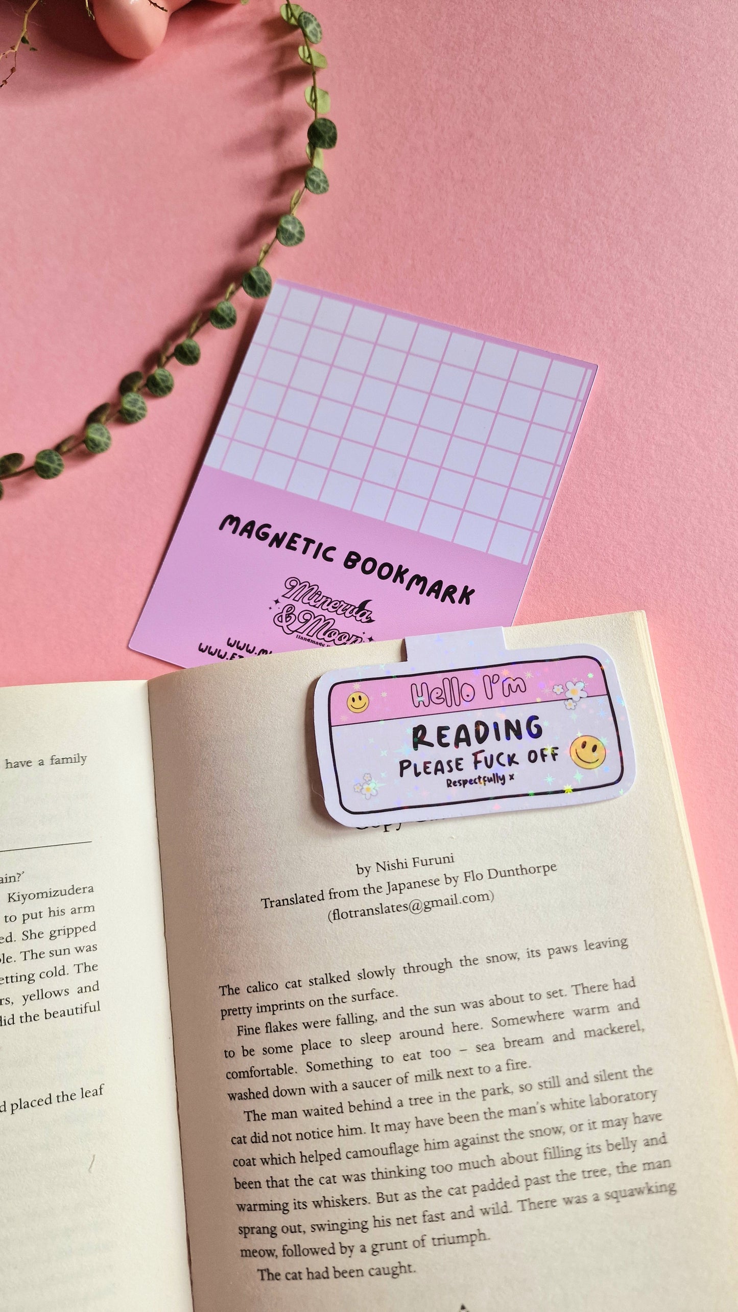 Funny Sweary Magnetic Flip Bookmark