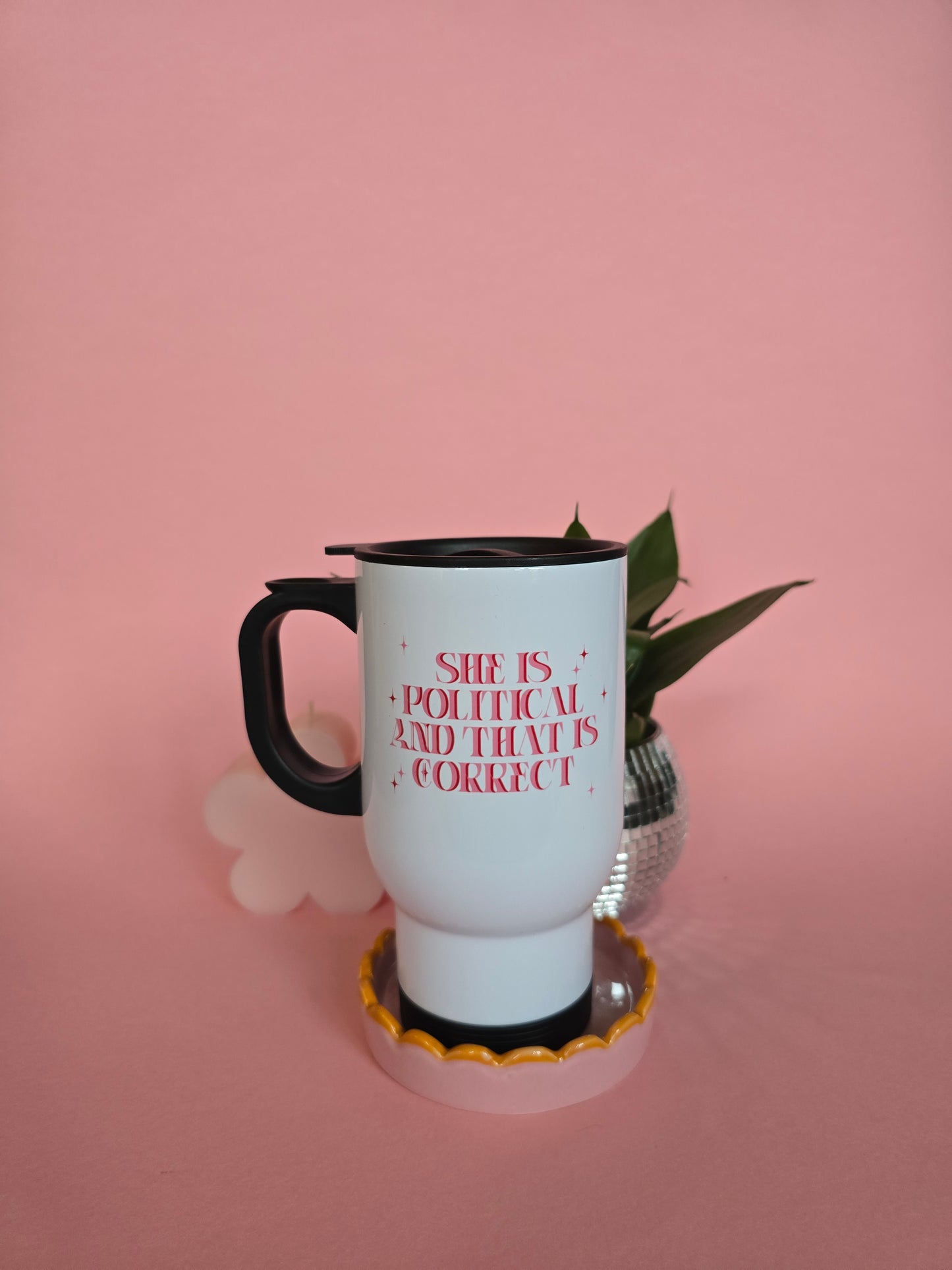 She is Political & That is Correct Travel Mug