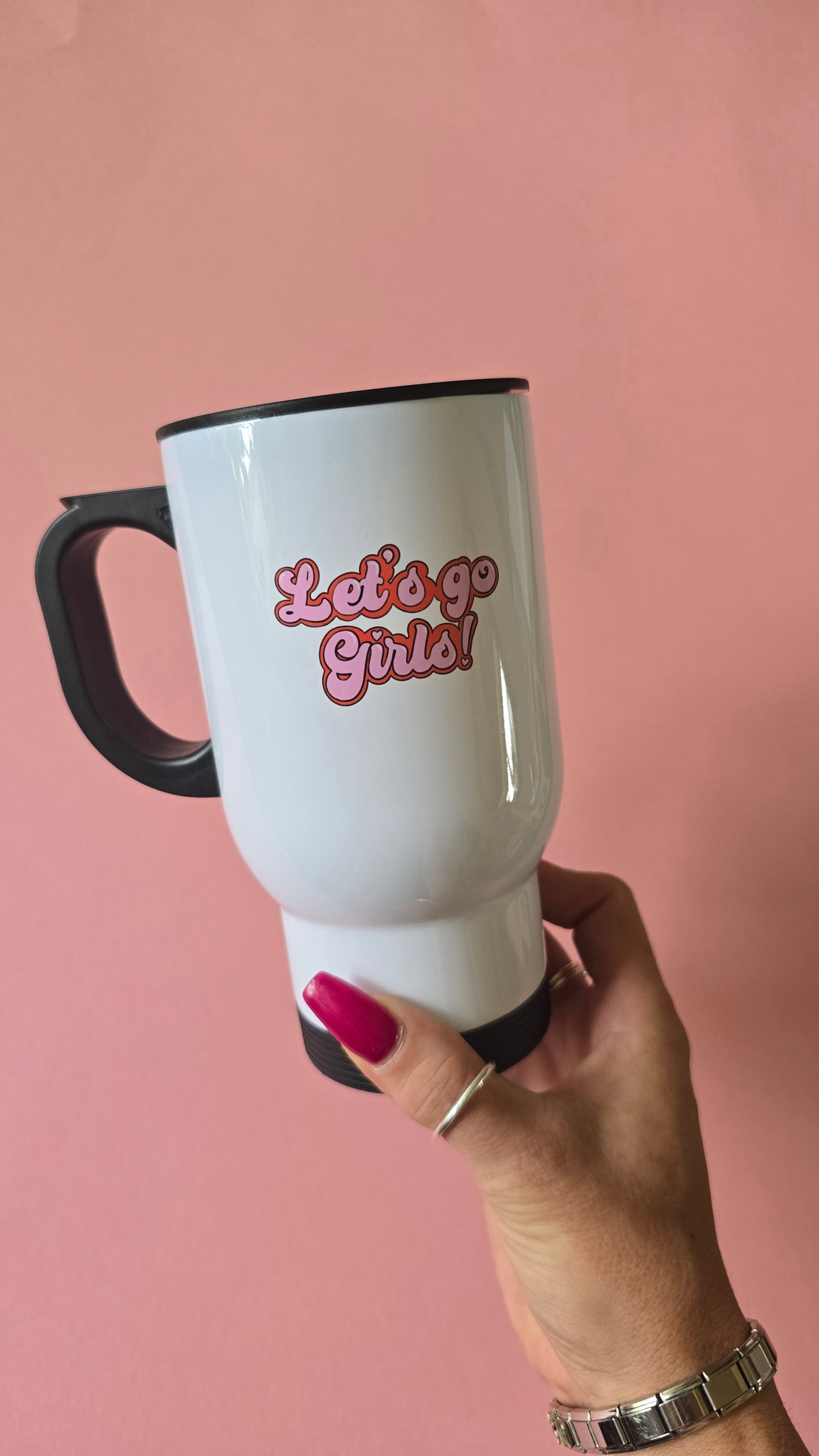 *sale* lets go girls travel mug