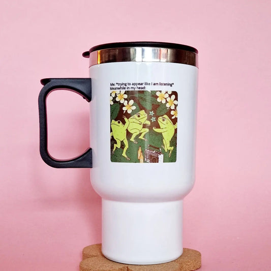 Frog Meme | Cute Travel Mugs