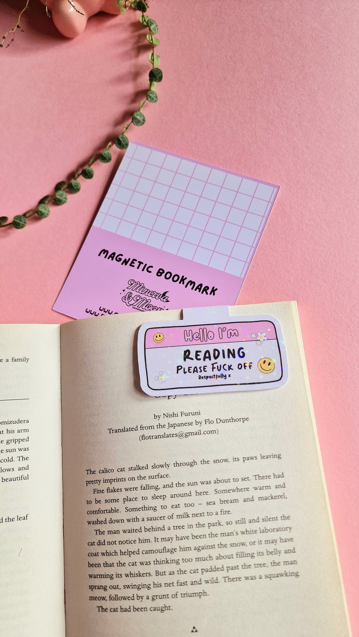 Funny Sweary Magnetic Flip Bookmark